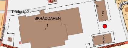 Ledig fastighet på Outletområdet