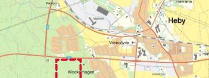 Ledig fastighet på Backbovägen