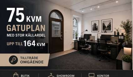 Ledig lokal på Kammakargatan 27B