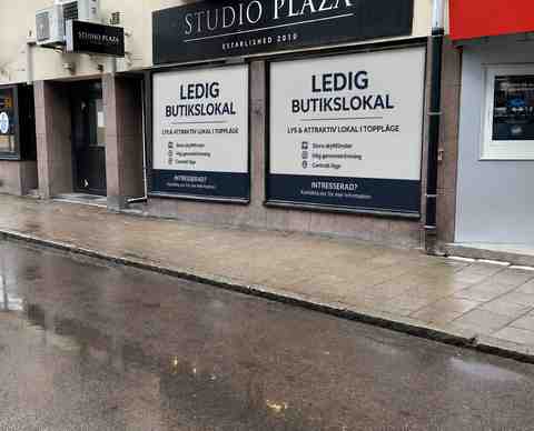 Ledig lokal på Norra Slottsgatan 3