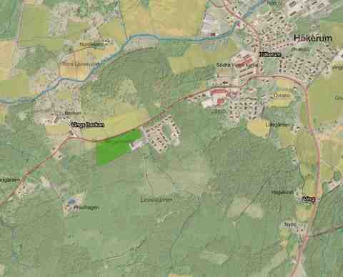 Ledig fastighet på Backenvägen