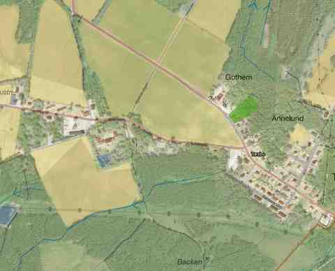 Ledig fastighet på Dalstorpsvägen