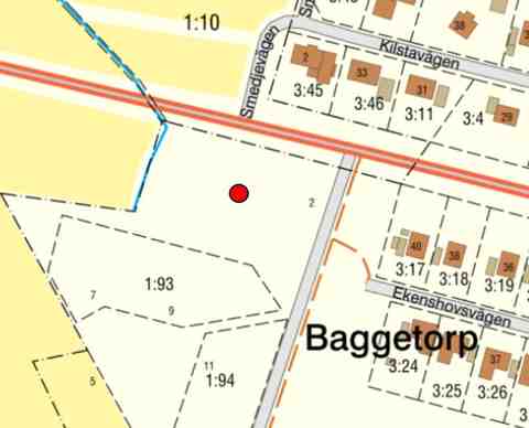 Ledig fastighet på Baggetorp