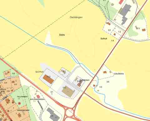 Ledig fastighet på Brene företagsby