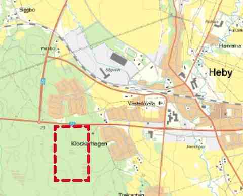 Ledig fastighet på Backbovägen