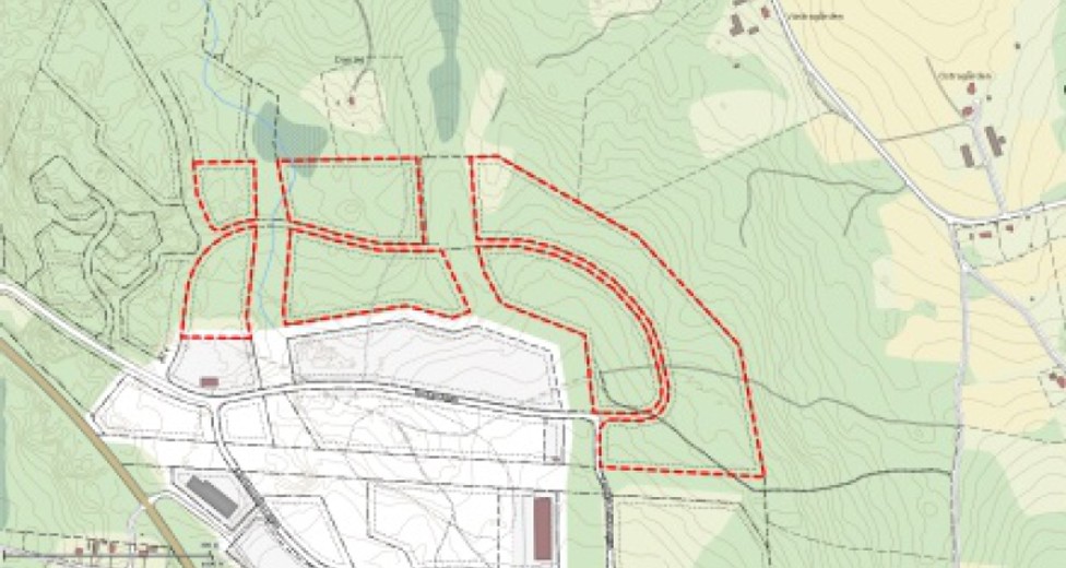 Ekeberg, Norra, utbyggnadsområde