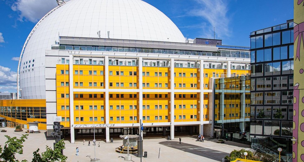 Utsikt mot Aviccii Arena Utsikt mot Aviccii Arena
