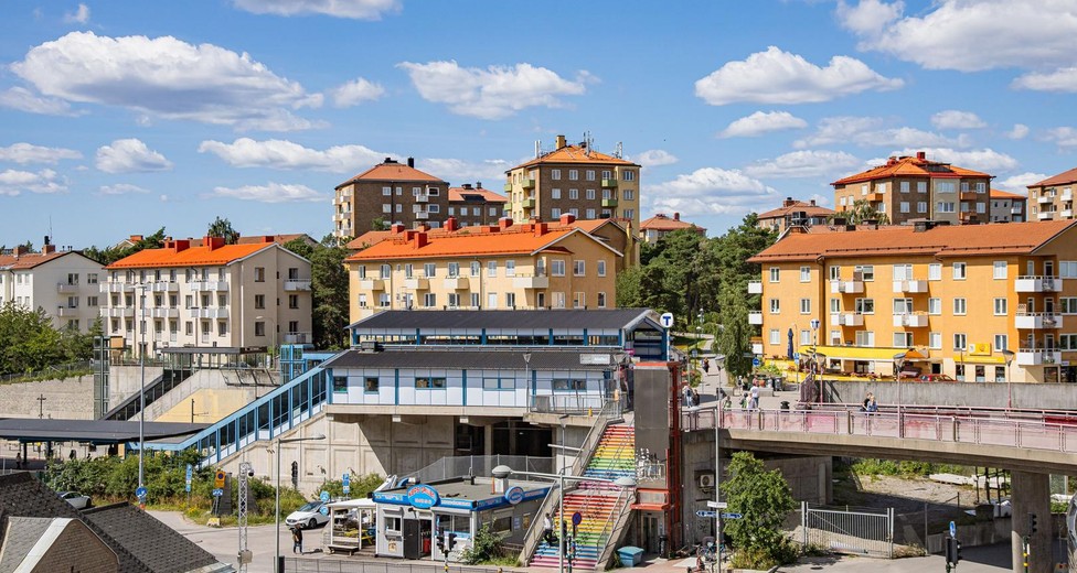 Utsikt från lokalen Utsikt från lokalen