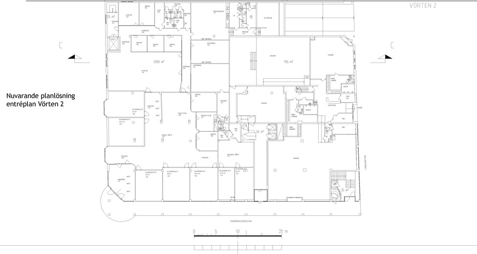 Planlösning entréplan Vörten 2