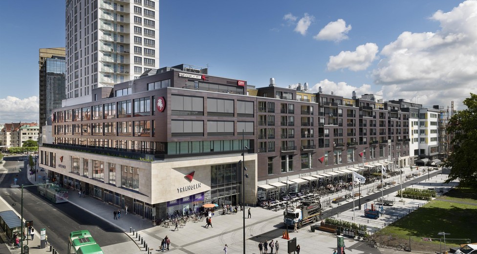 Fastigheten vid Triangeln i Malmö