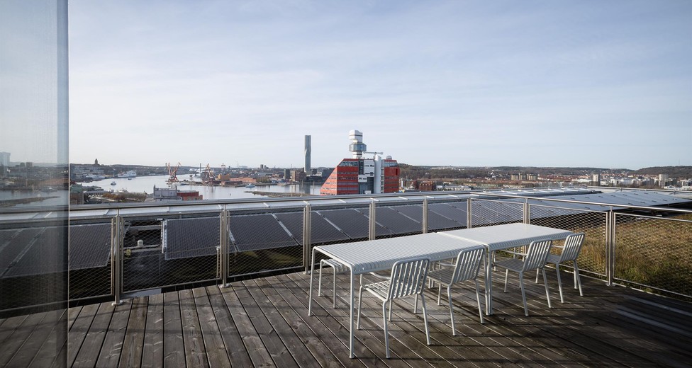 Egen takterrass på våning 18