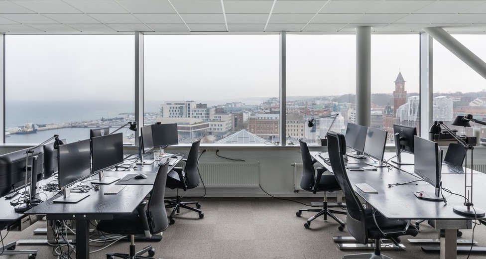 Öppet landskap/stadsvy