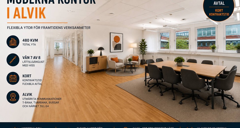 Kontor, Gustavslundsvägen 151 G, Alvik